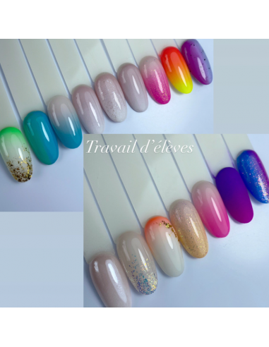 Atelier nail art - ombré et...