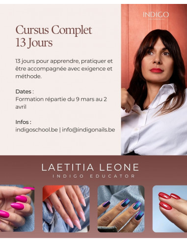 Cursus 13 jours onglerie